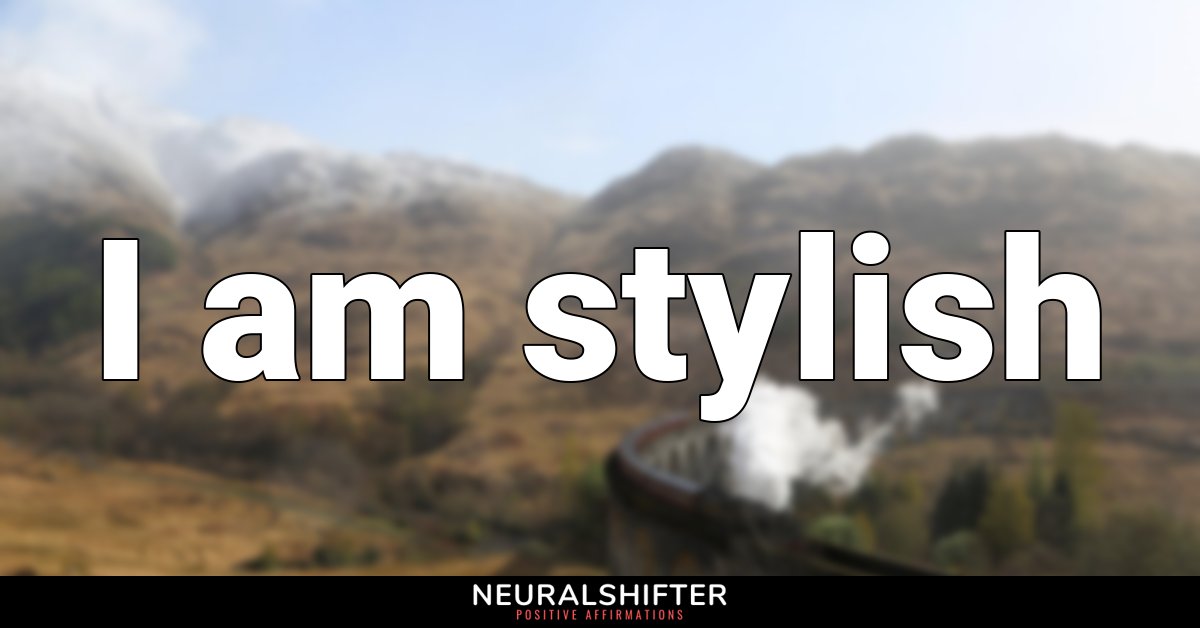 I am stylish