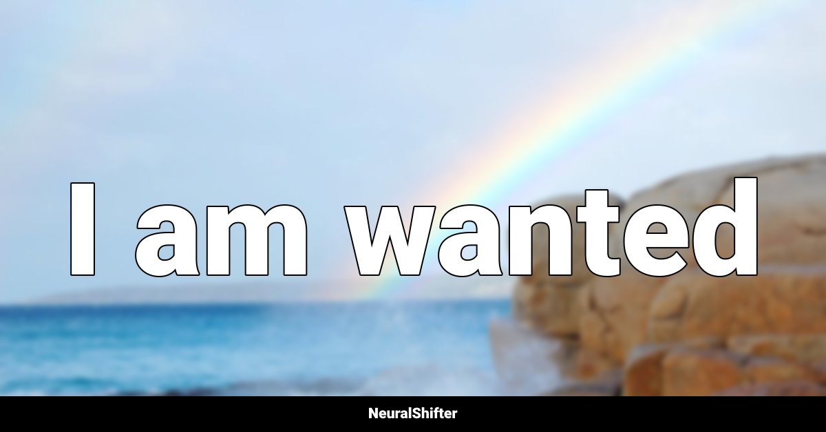 I am wanted